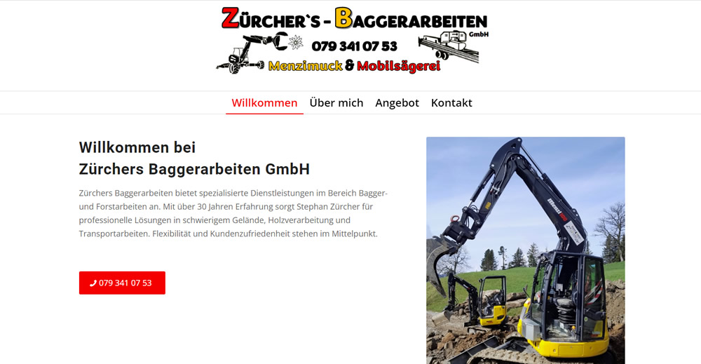 Zürchers Baggerarbeiten GmbH